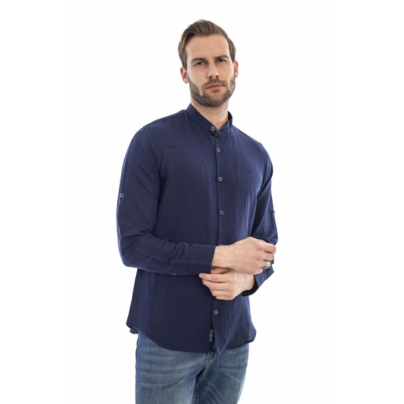 Vip Stendo Long Sleeve Linen Man Shirt